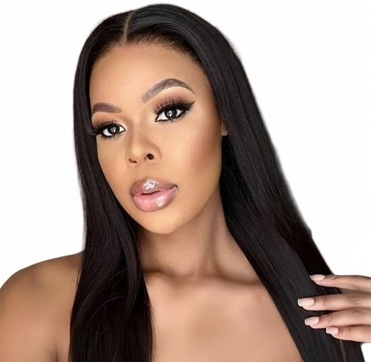 "16" Brazilian Hair Full Frontal Wig.